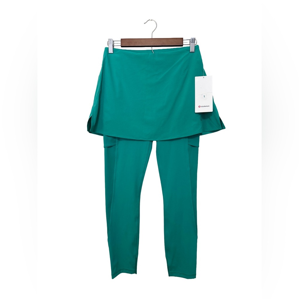 NWT Lululemon 2-in-1 High-Rise Tennis Skirt Tight 25” | Size 6 | Maldives Green